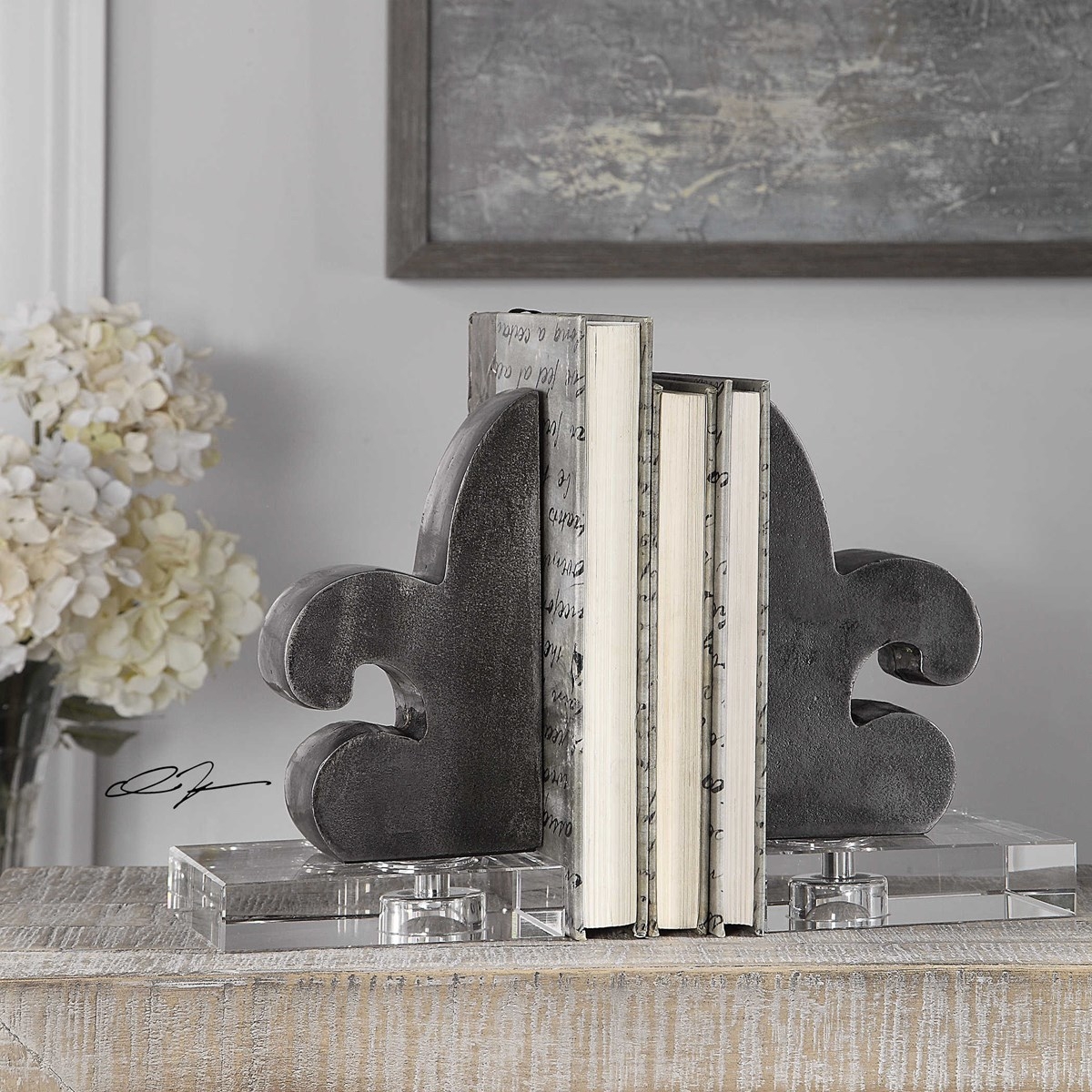 LILY BOOKENDS, S/2 - Image 1