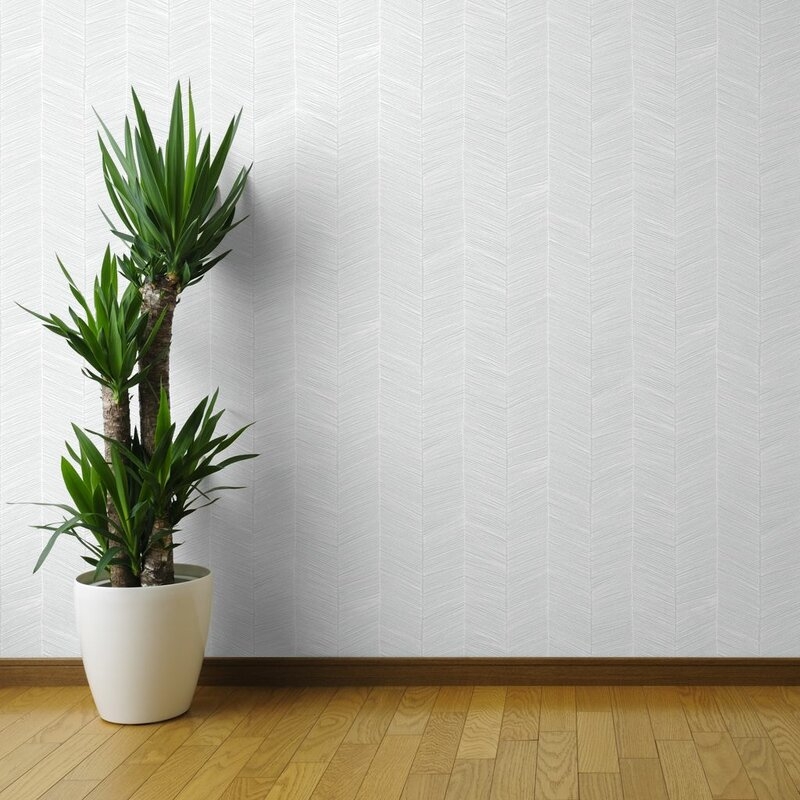 Deckland Chevron Removable Peel and Stick Wallpaper Panel - Image 0