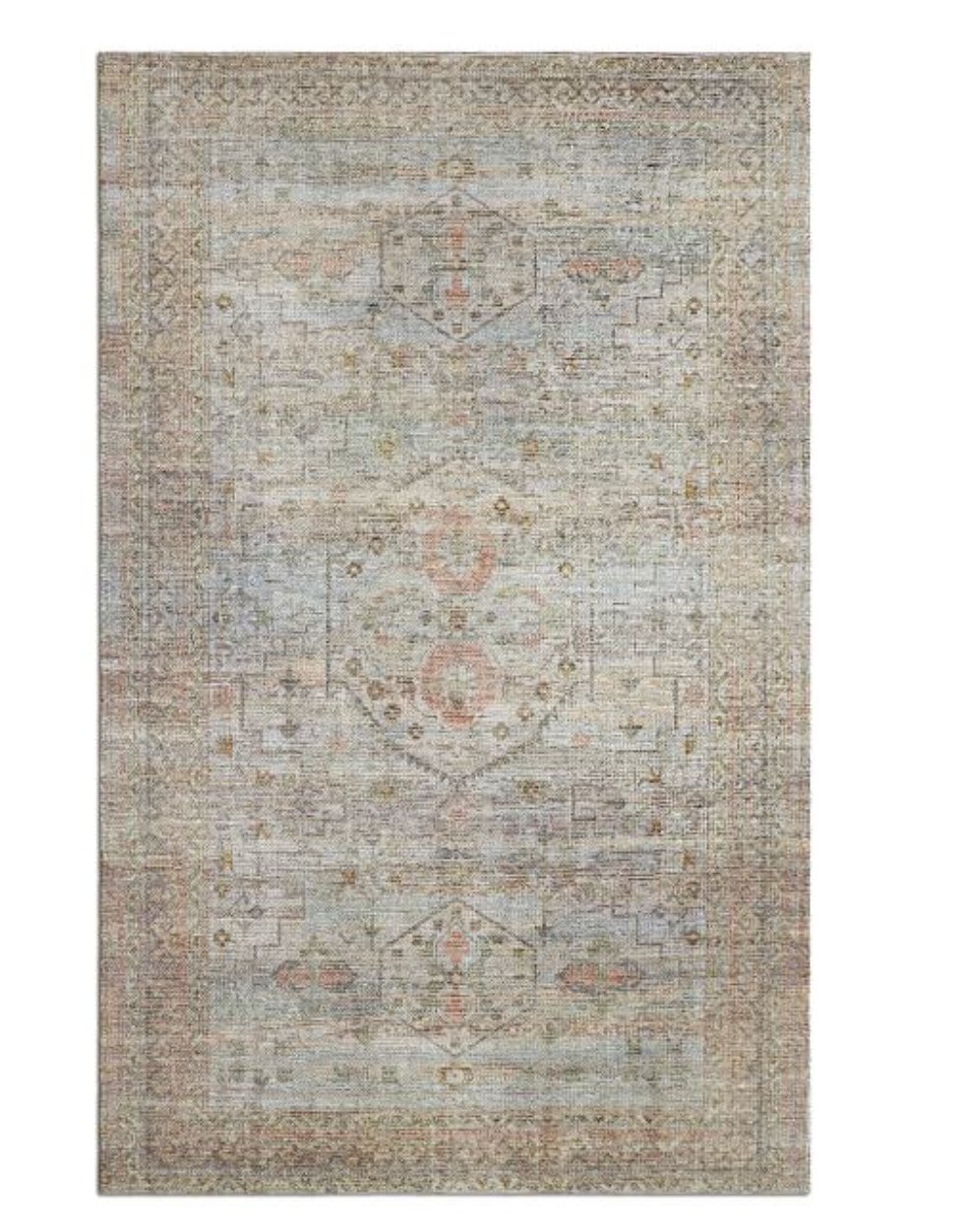 Lorre Handwoven Jute Chenille Rug, 6' x 9', Cool Multi - Image 0