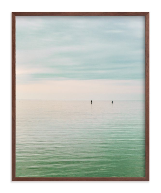 Hushed Horizon - 16 x 20, Walnut Wood Frame - Image 0