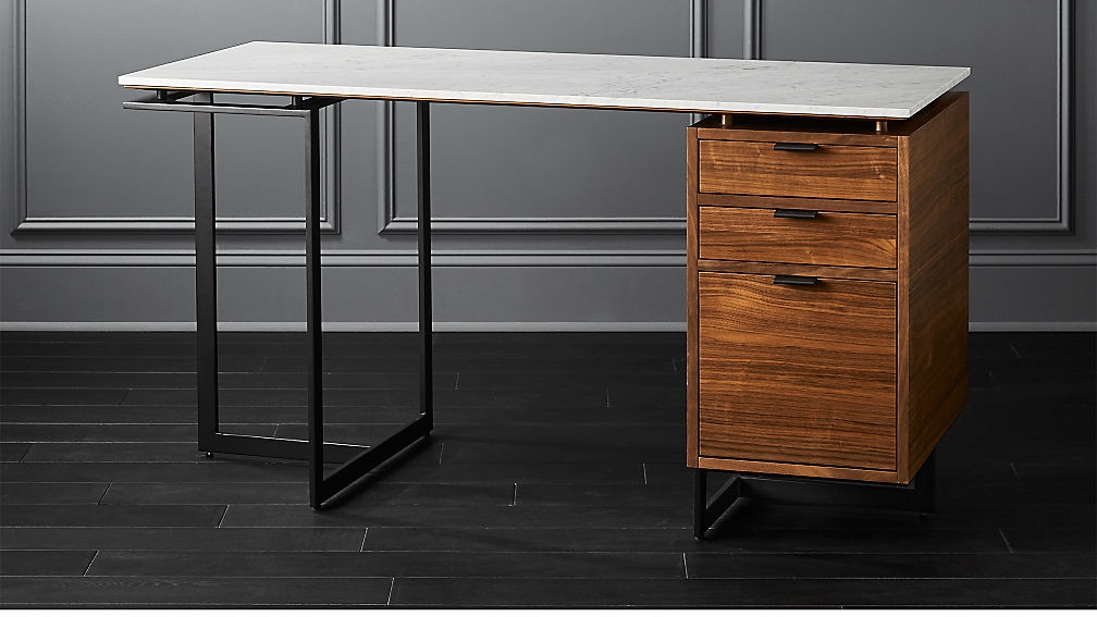 fullerton modular desk with drawer and leg - Image 1