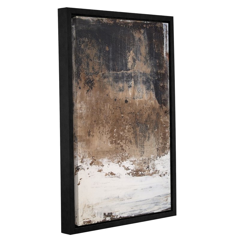 'Worn Abstract VI' Framed Graphic Art Print on Canvas - Image 0