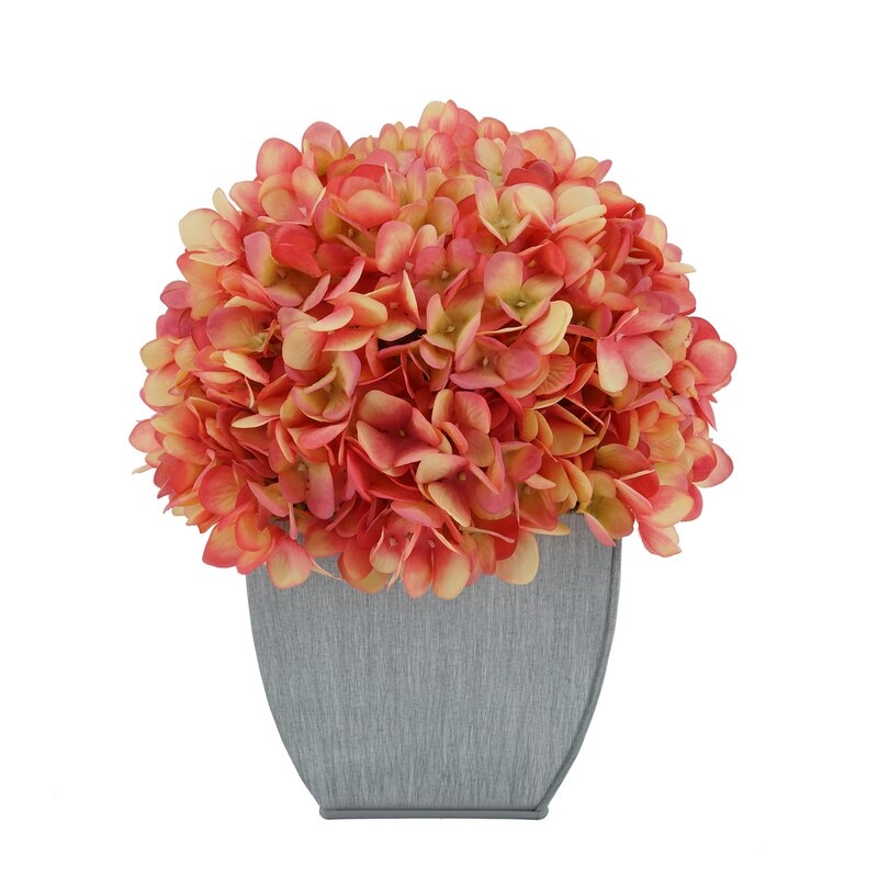 Hydrangea Floral Arrangements in Vase - Image 0