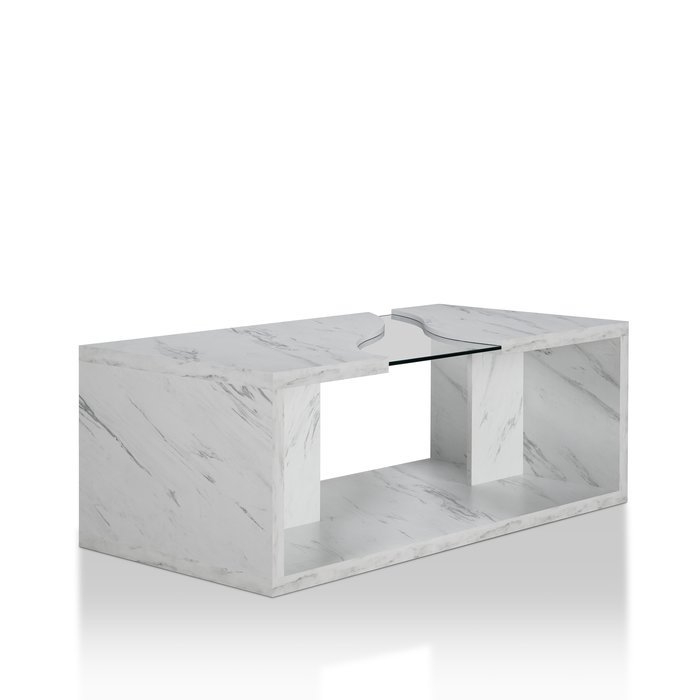 Hahn Floor Shelf Coffee Table with Storage - Image 2
