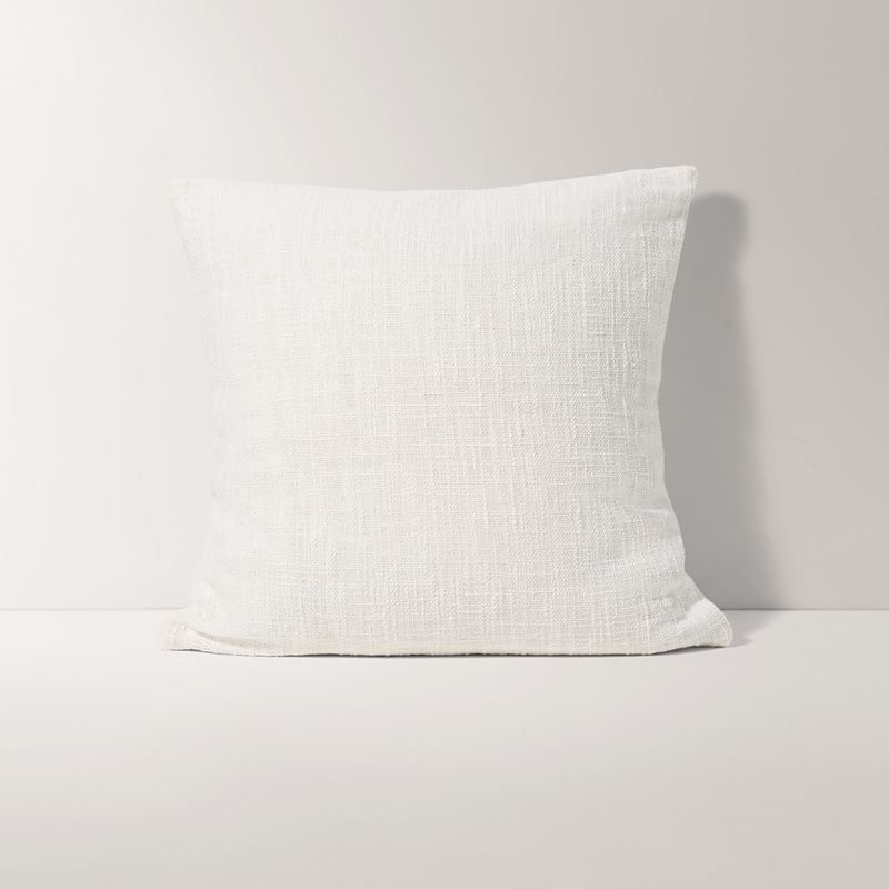 Essential Ivory Square Pillow Cover in Mixed - Image 0