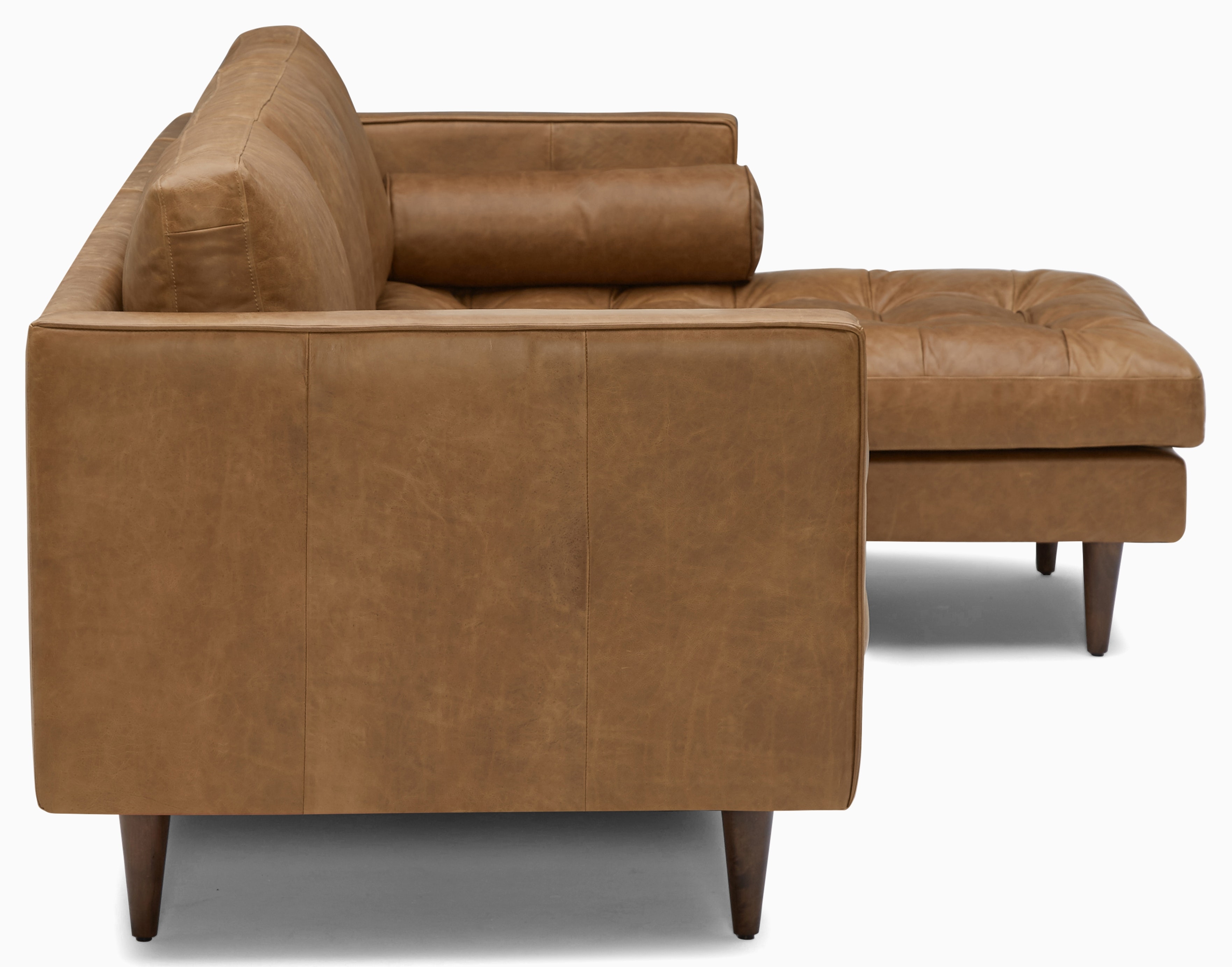 Briar Leather Sectional - Image 1