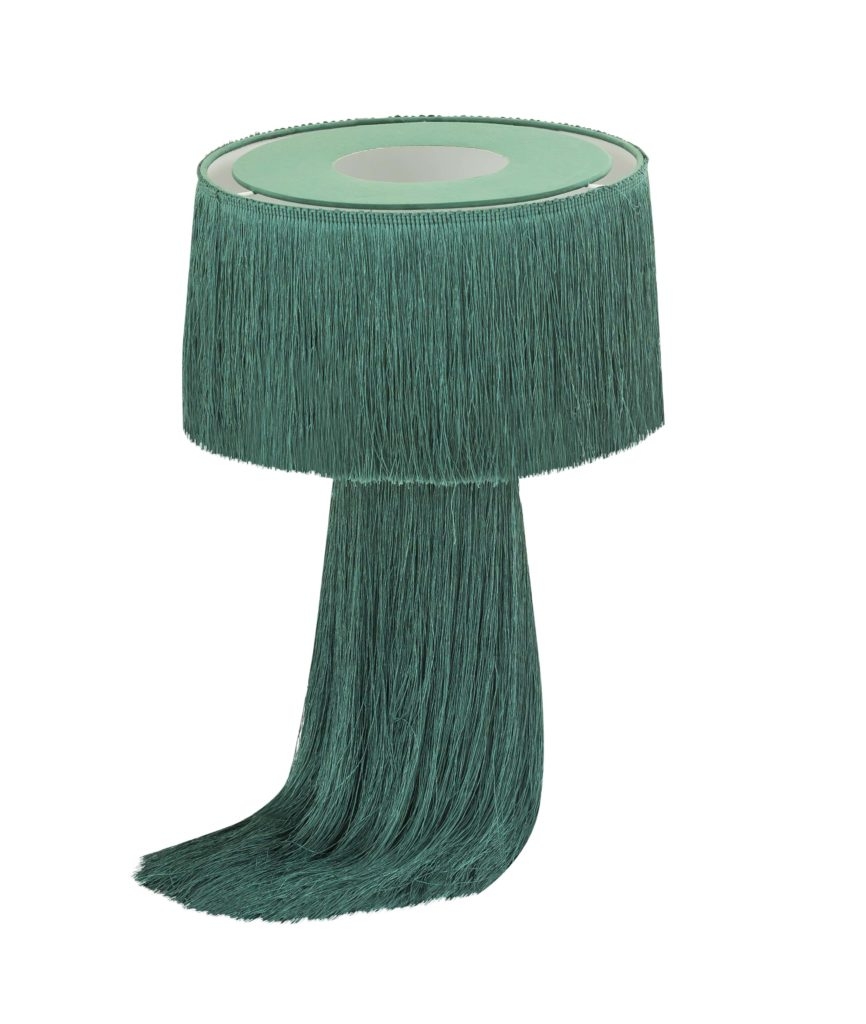 Atolla Emerald Tassel Table Lamp - Image 4