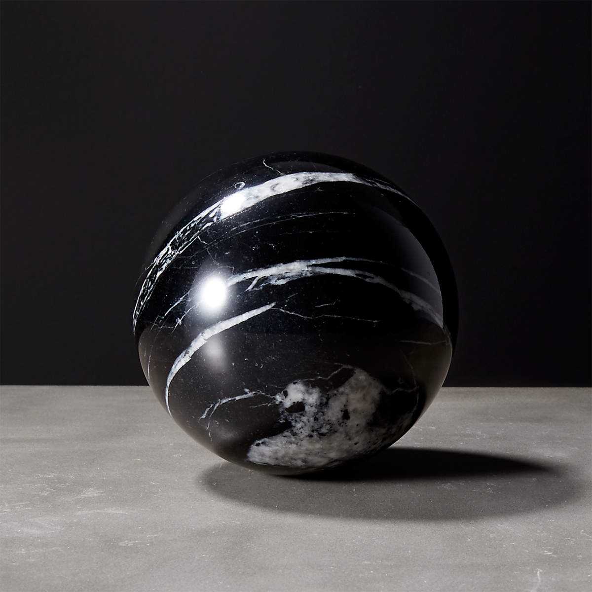 Black Marble Sphere - Image 0