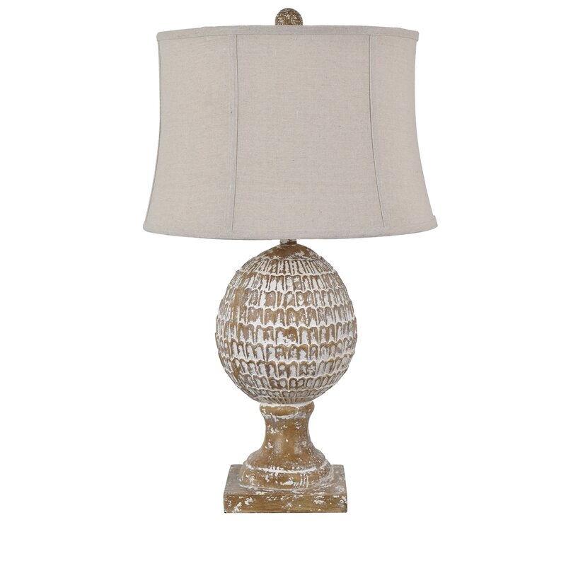 Redeker 31" White Wash Table Lamp - Image 0
