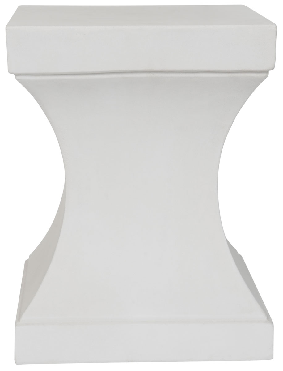 Curby Indoor/Outdoor Accent Table, Ivory - Image 1