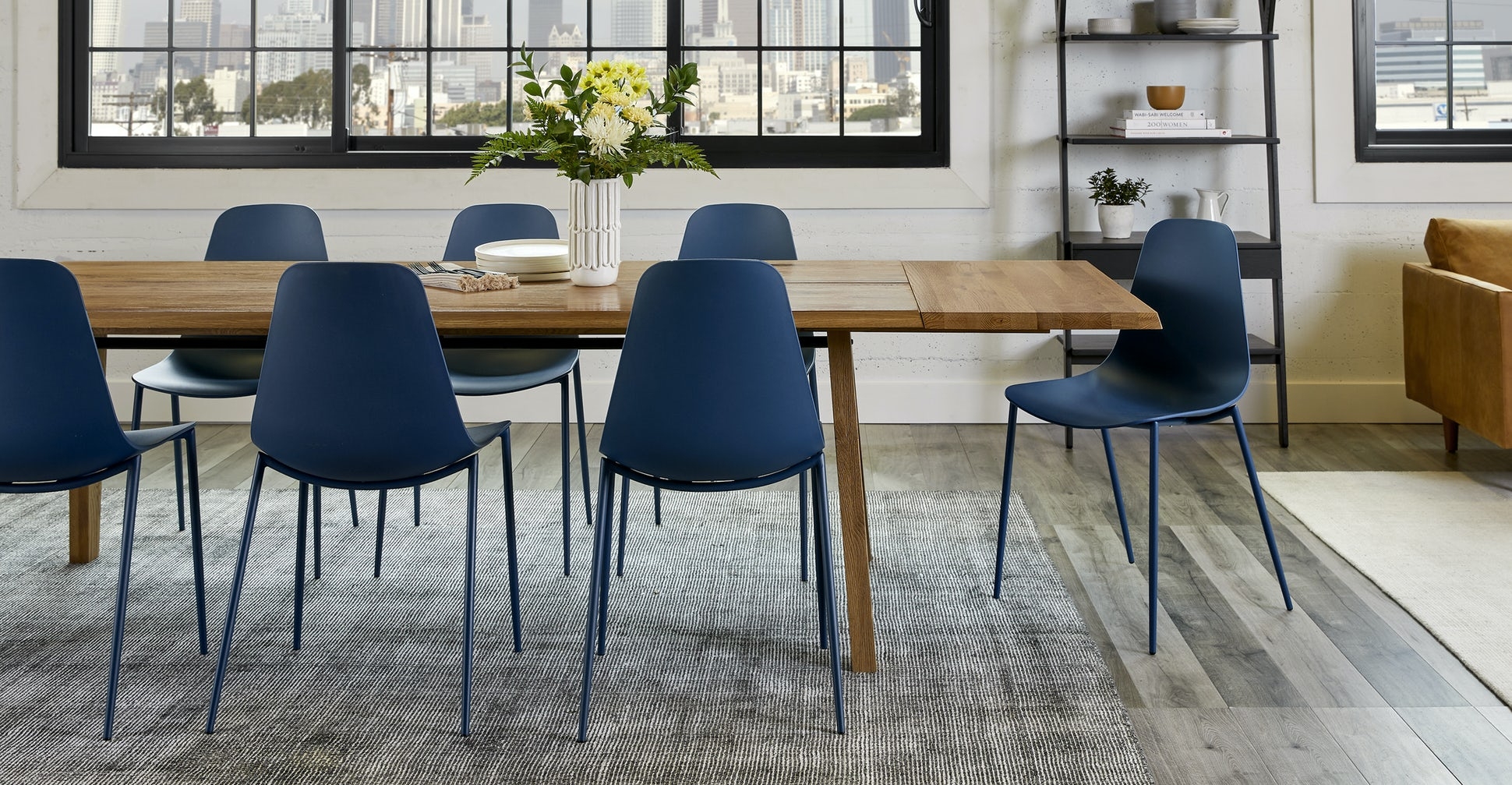 Svelti NAVY BLUE Dining Chair set of 2 - Image 5