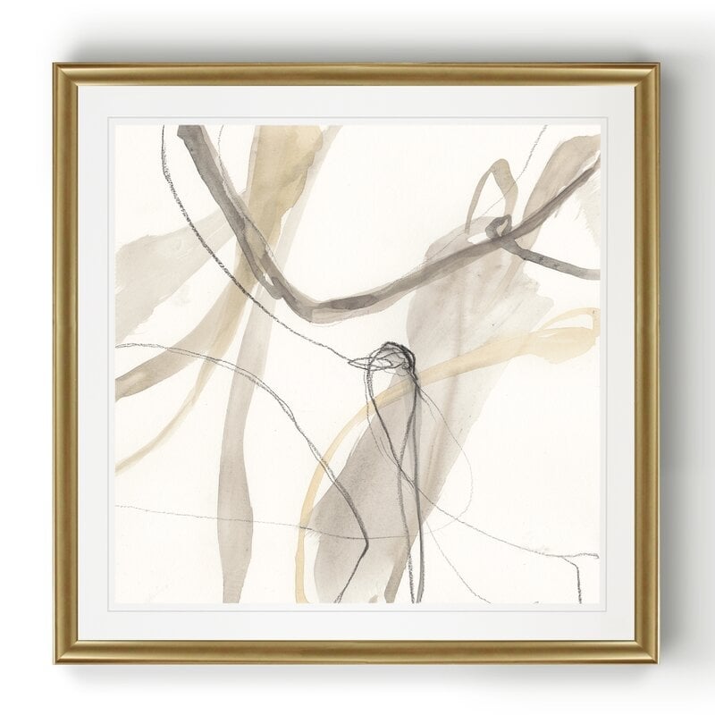 'Neutral Momentum III' - Painting Print on Canvas, 34" H x 34" W x 1.5" D - Image 1