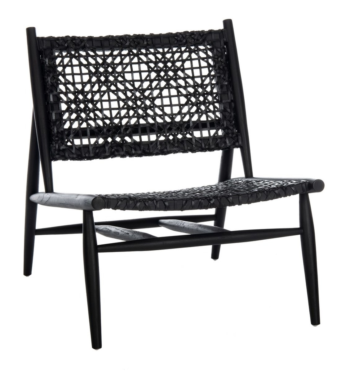 Bandelier Leather Weave Accent Chair - Image 0