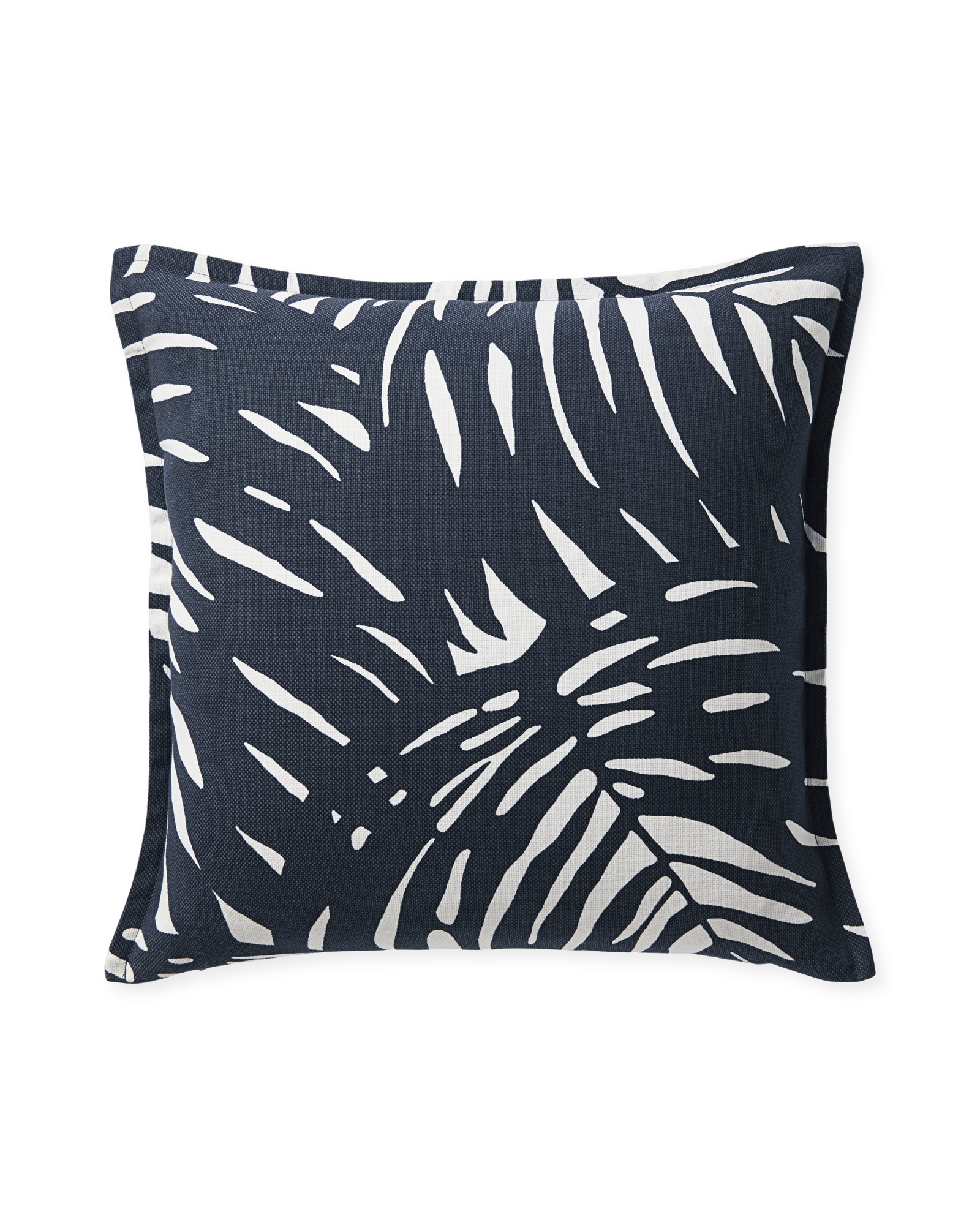 Palm Outdoor Pillow Cover - Midnight - Insert sold separately - Image 0