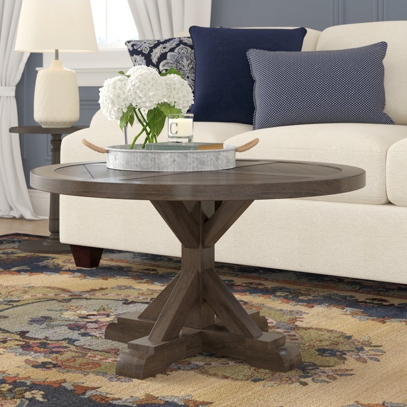 Stowe Pedestal Coffee Table - Image 0