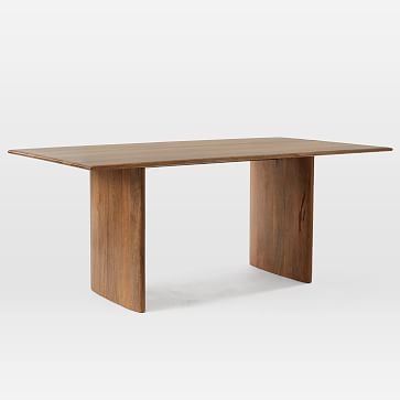 Anton Solid Wood Dining Table, Burnt Wax, 72" - Image 4