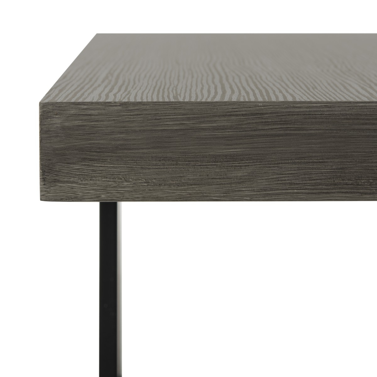 Amalya Modern Mid Century Wood Coffee Table - Dark Grey/Black - Safavieh - Image 3