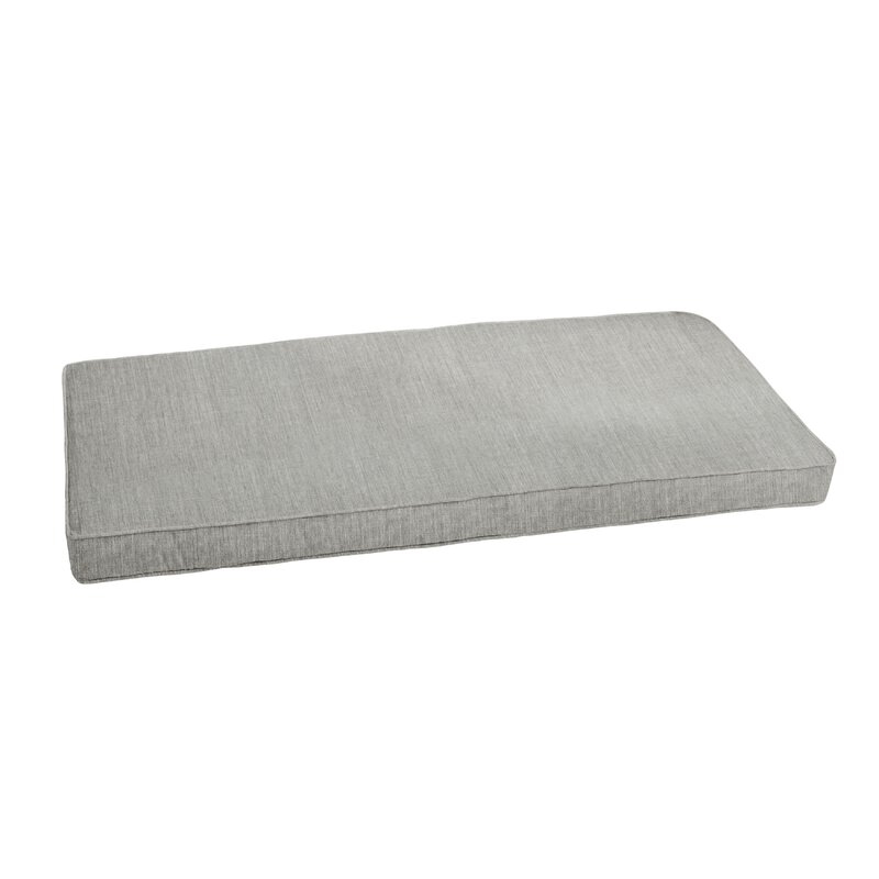 Canvas Granite Indoor/Outdoor Sunbrella Bench Cushion - Image 1