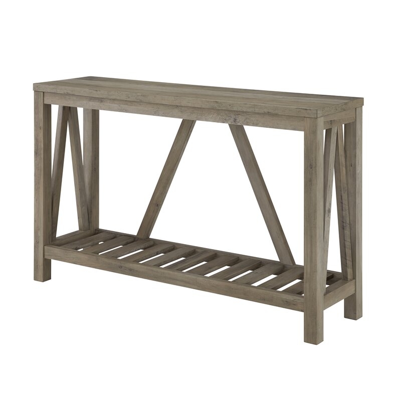 Offerman 52" Console Table / Gray Wash - Image 0