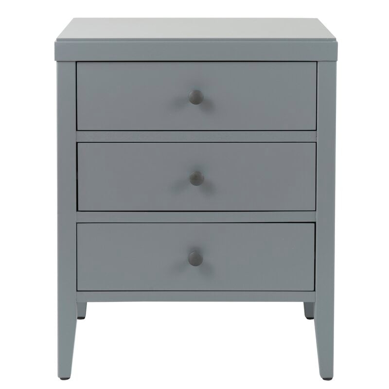 Rushville 3 - Drawer Solid Wood Nightstand - Image 0