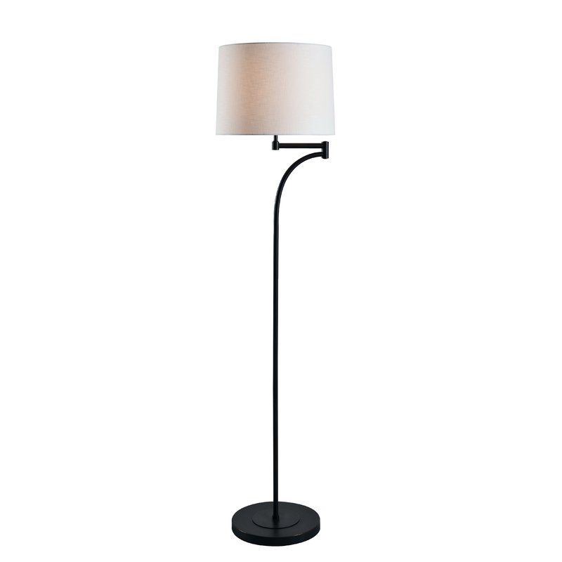Anneliese 59.11" Swing Arm Floor Lamp - Image 1