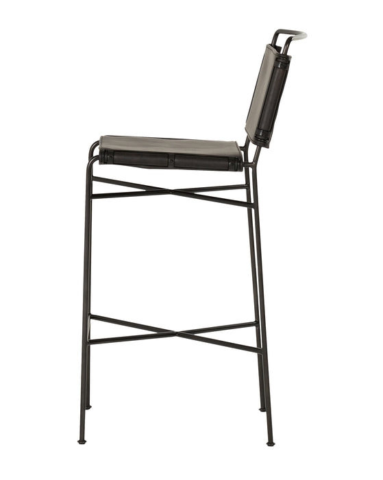 MOORE COUNTER STOOL, BLACK - Image 2
