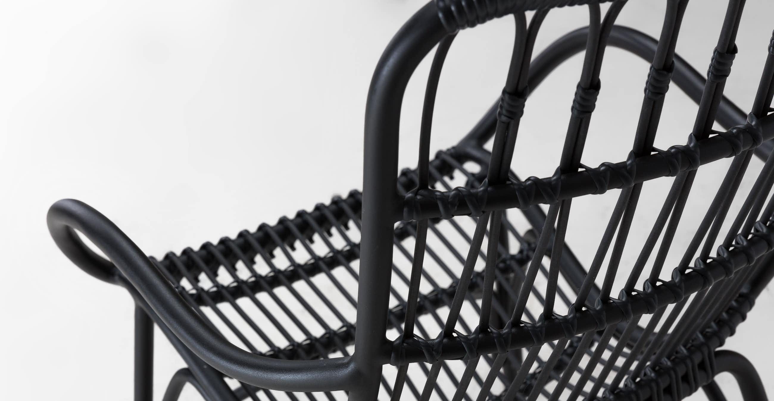 Medan Graphite Lounge Chair - Image 3