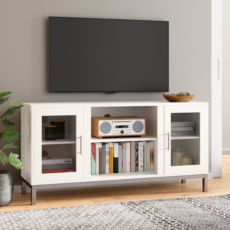 Fergerson Wood 52" TV Stand without Optional Fireplace - Image 0