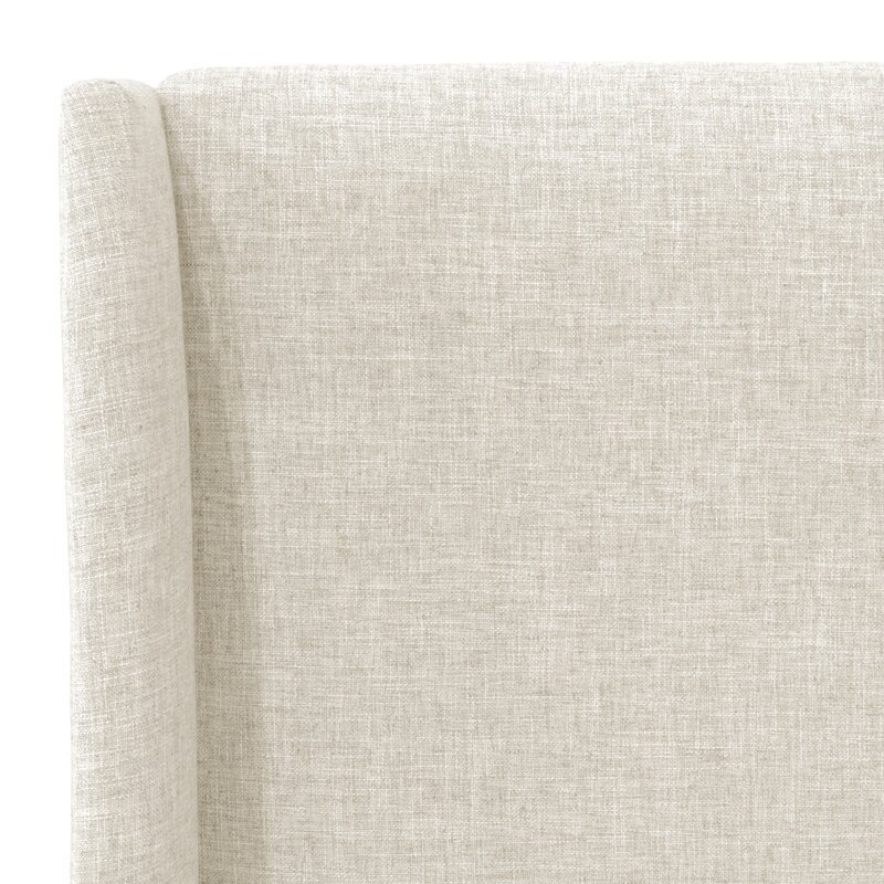 Alrai Upholstered Panel Bed - Zuma White, King - Image 2