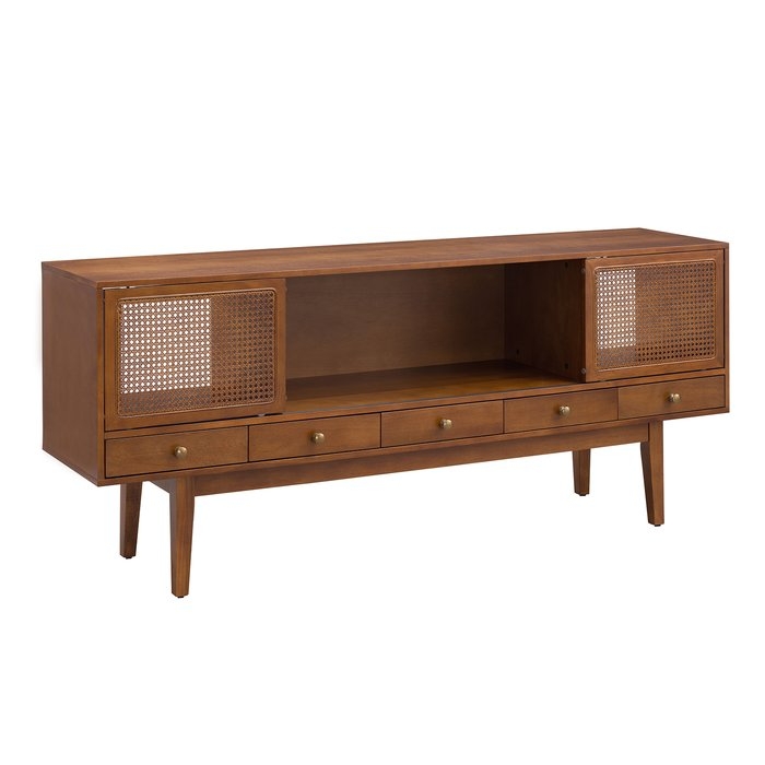 George Oliver Dwight TV Stand for TVs up to 70" in Dark Tobacco - Image 3