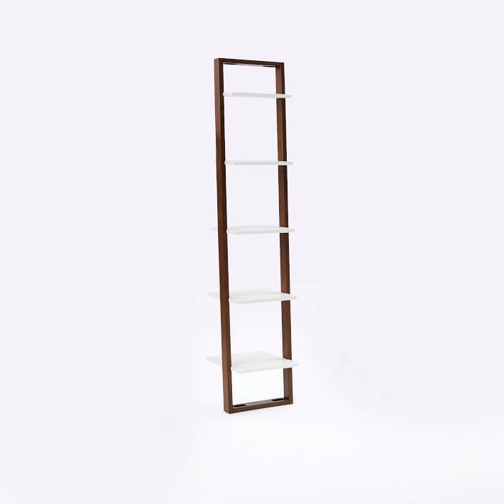 Ladder Shelf Storage Narrow Shelf, Sand/Stone - Image 0