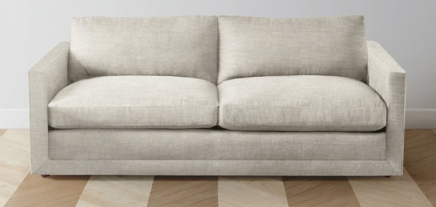 The Warren Sofa - CUSTOM, Natural Washed Linen, 75" - Image 0