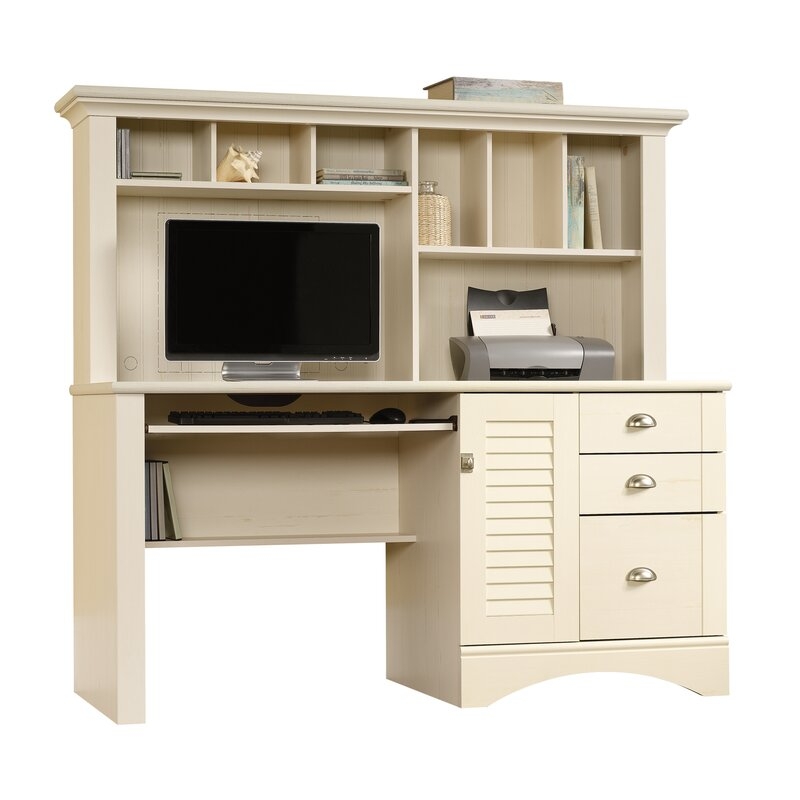 Pinellas Computer Desk with Hutch - Image 1