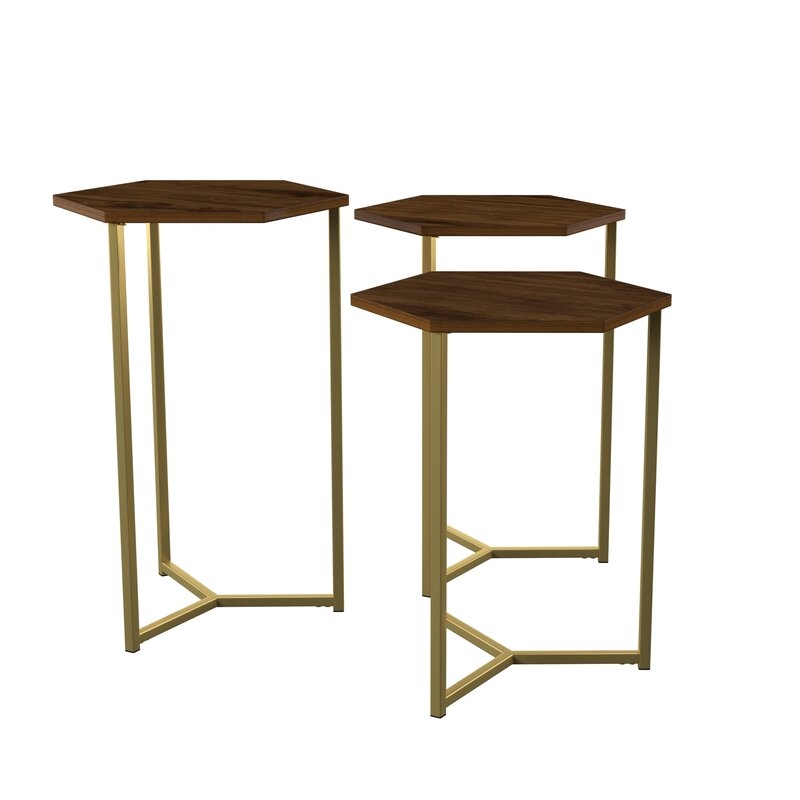 Labounty Hex 3 Piece Nesting Tables - Image 0