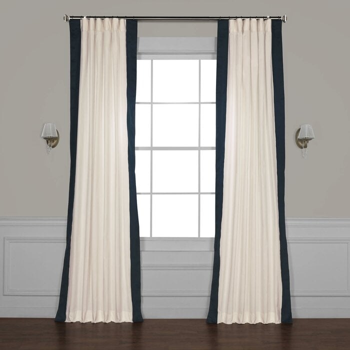 Winsor Semi-Sheer Rod Pocket Single Curtain Panel - Image 0