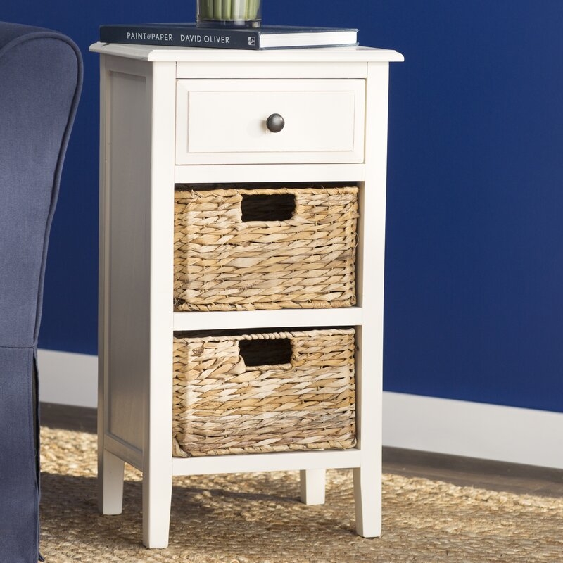 Breakwater Bay Peralez End Table in Off-White - Image 0