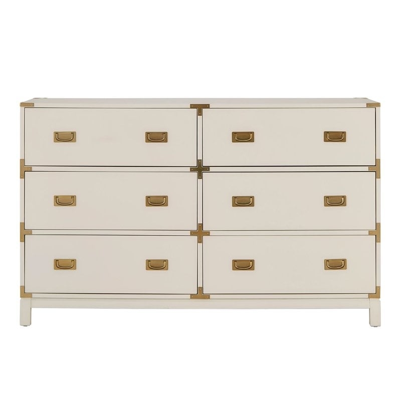 Arnulfo 6 Drawer Double Dresser - White - Image 0