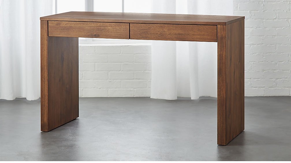 Runway Acacia Wood Desk - Image 1