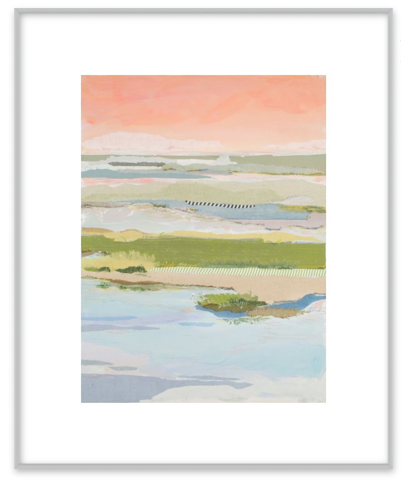 Marsh Blush East - Frosted Silver Metal - Image 0