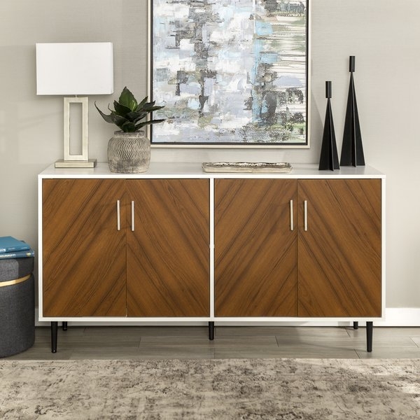 Daigneault Modern Bookmatch Buffet Table - Image 0