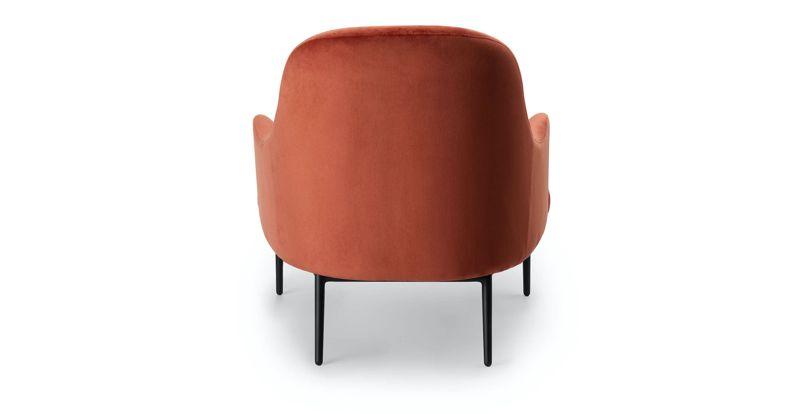 Embrace Currant Red Lounge Chair - Image 3