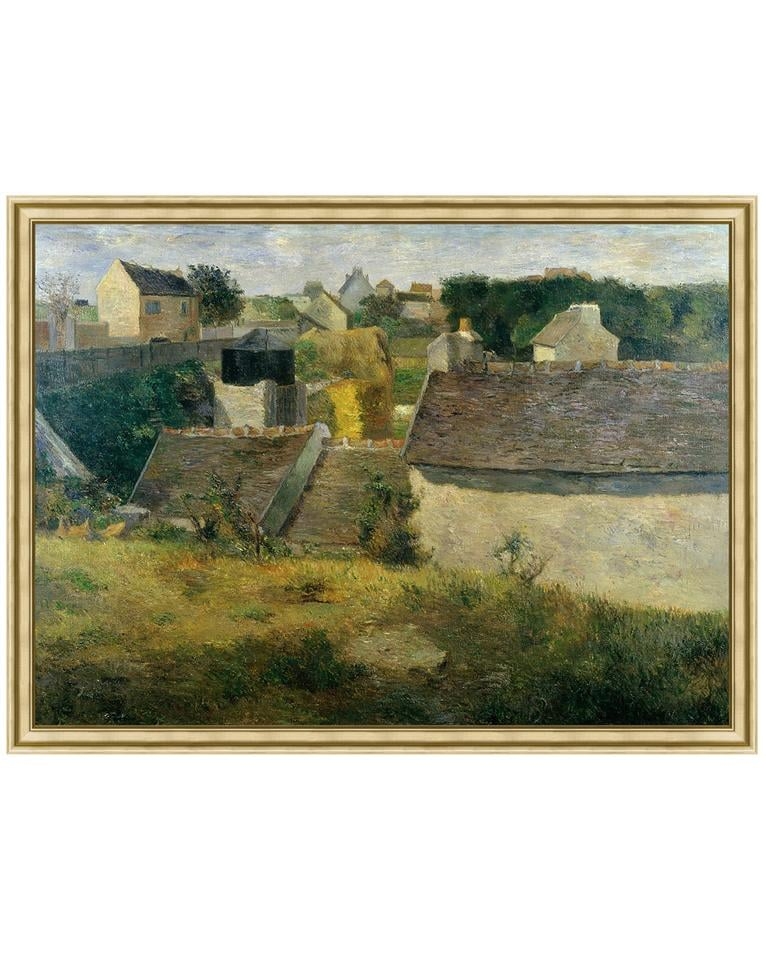 VILLAGE IMPRESSION Framed Art - Image 0