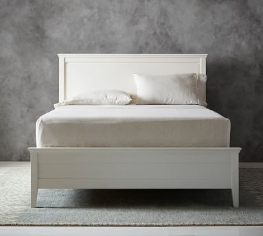 Clara Solid Bed, Sky White, California King - Image 4