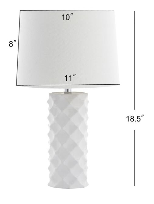 Belford Table Lamp - White - Arlo Home - Image 2