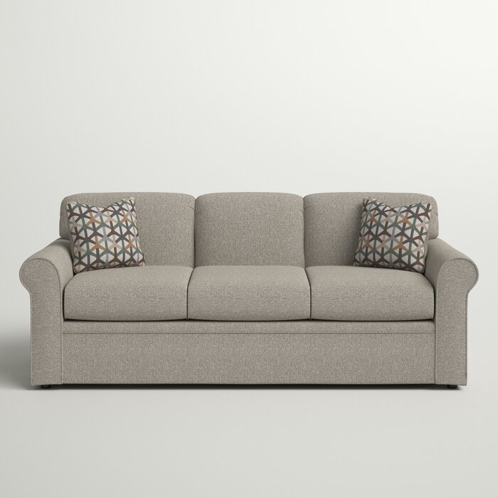 Aadhya 79'' Rolled Arm Sofa Bed with Reversible Cushions - Image 3