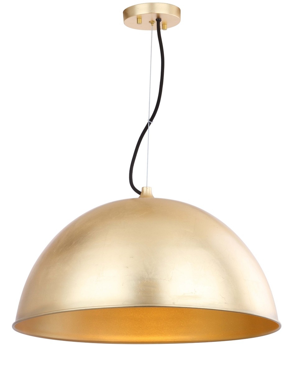 Archer Dome Adjustable Pendant, Gold, 21" - Image 1