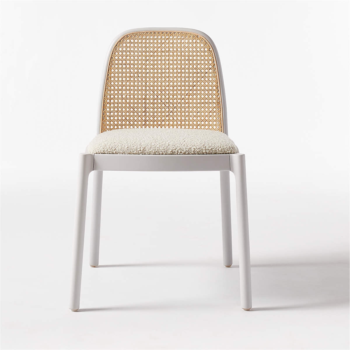 Nadia Cane Chair, White - Image 0