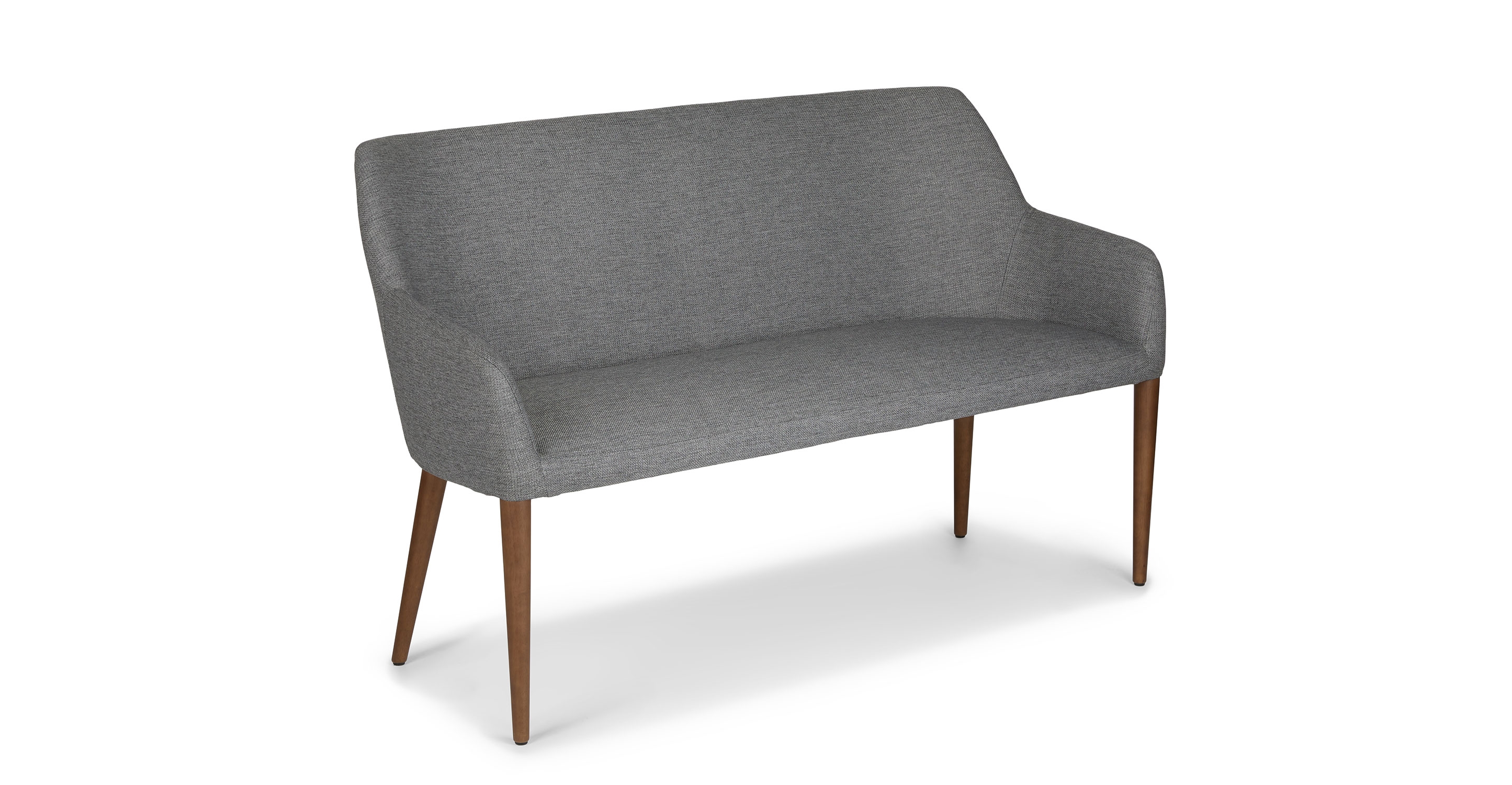 Feast Gravel Gray Dining Bench - Image 1