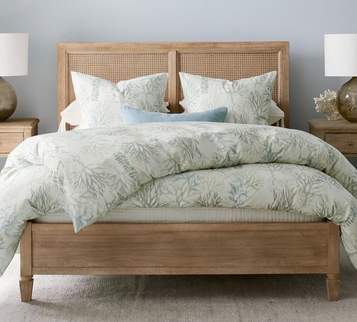 Sausalito Cane Bed, King, Seadrift - Image 3