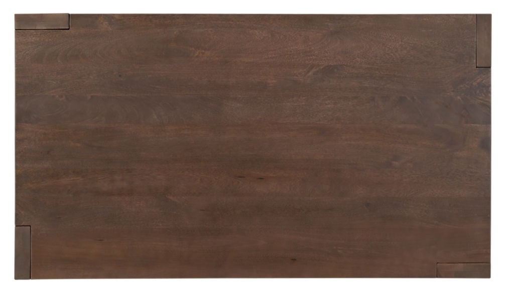 Blox Rectangular Brown Wood Dining Table 63" - Image 6